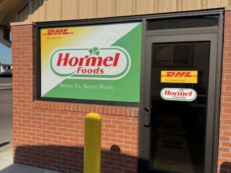 Window signs and decals.