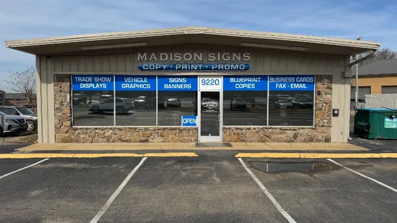 Madison Signs storefront in Olive Branch, MS